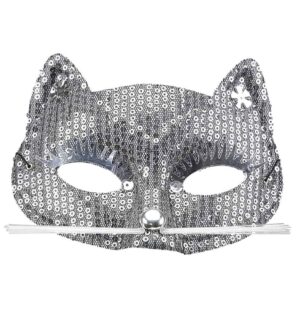 LOUP CHAT A PAILLETTES (Paillettes argentées) – Image 2