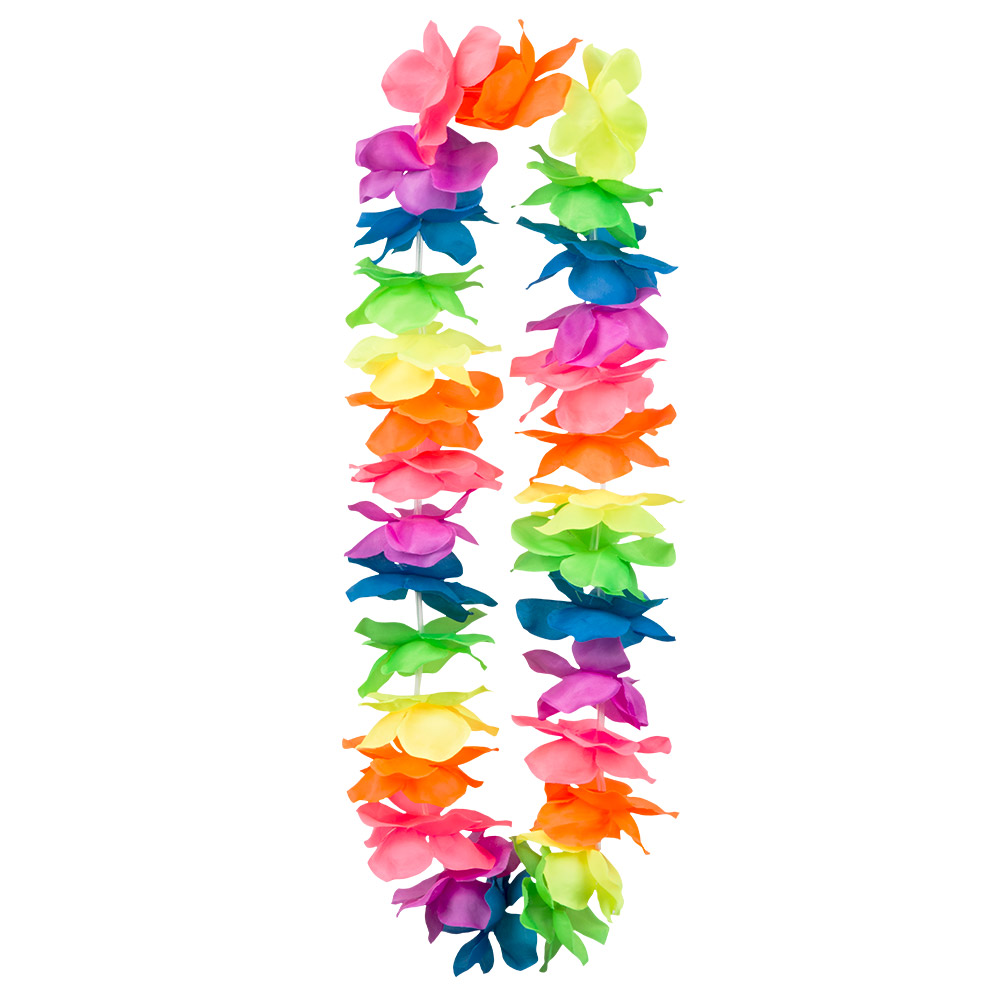 COLLIERS DE FLEURS HAWAI (Collier multicolore)
