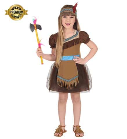 TENUE PETITE FILLE INDIENNE (Robe tutu, bandeau, plume) Tailles enfants - Démo vidéo