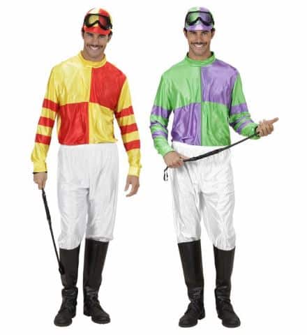 DÉGUISEMENT DE JOCKEY (Tenue complète - 2 coloris ) Tailles adultes