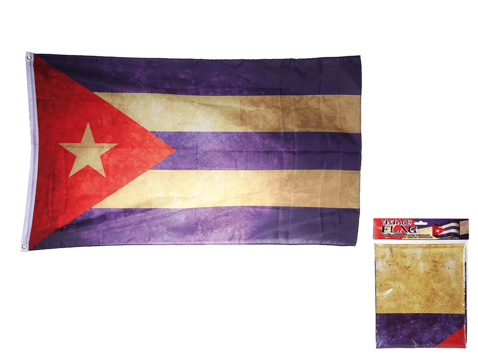 DRAPEAU DE CUBA (Dimension 90 x 150 cm)