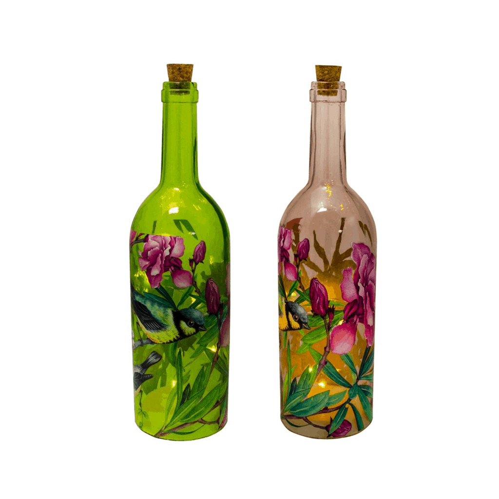 BOUTEILLE TROPICALE (Décoration lumineuse)