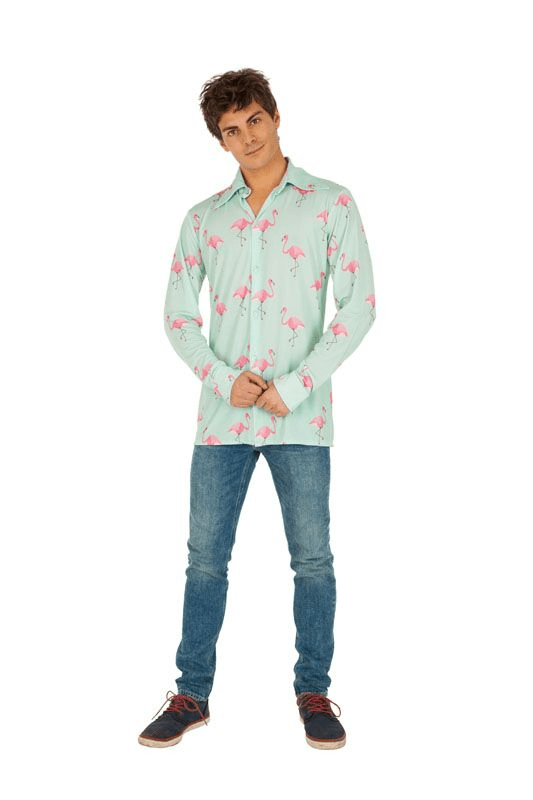 CHEMISES FLAMANTS ROSES (Tailles adultes)
