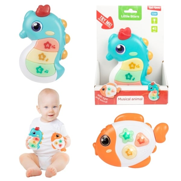 BOITE A MUSIQUE BEBE ANIMAUX 2 ASSORTIS  MODELE ALEATOIRE