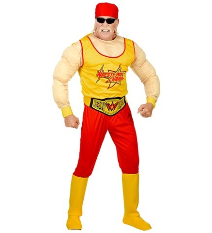 CHAMPION STAR DE CATCH (Faux muscles + accessoires) Tailles adultes - Démo vidéo