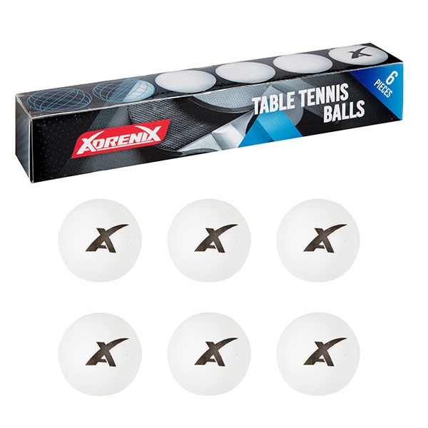 BALLES DE TENNIS DE TABLE (6 balles de Ping Pong)