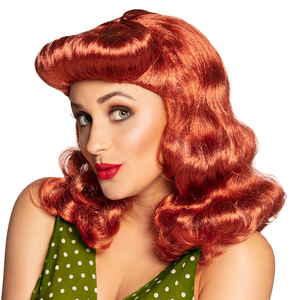 PERRUQUE PIN UP ROUSSE