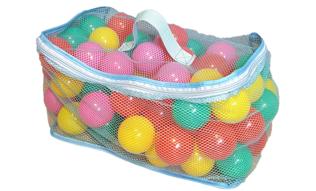 BALLES DE PISCINE FUN (Assortiment balles 6 cm) Sac de 40 balles