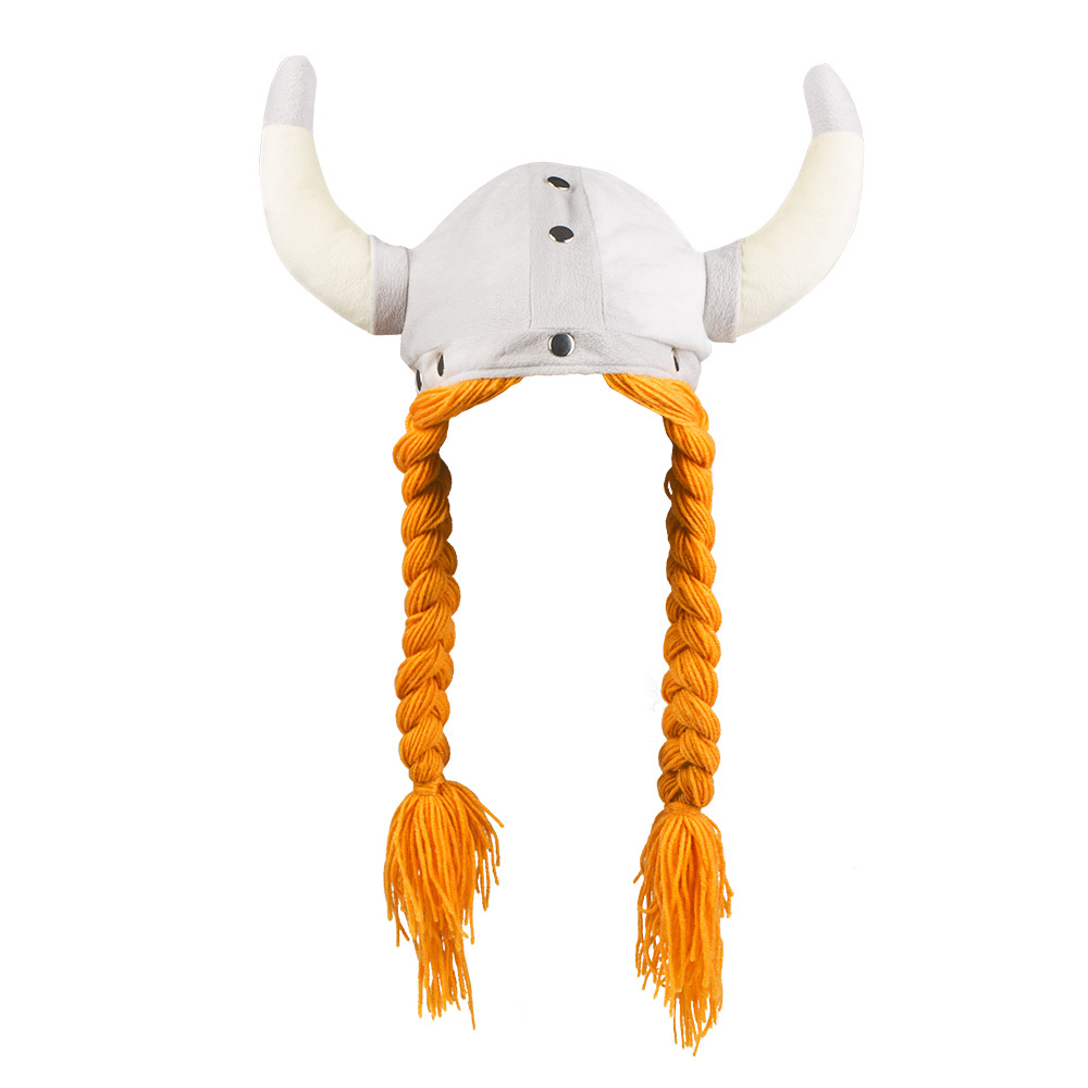 CASQUE SIGRID LA VIKING (Casque avec cheveux)