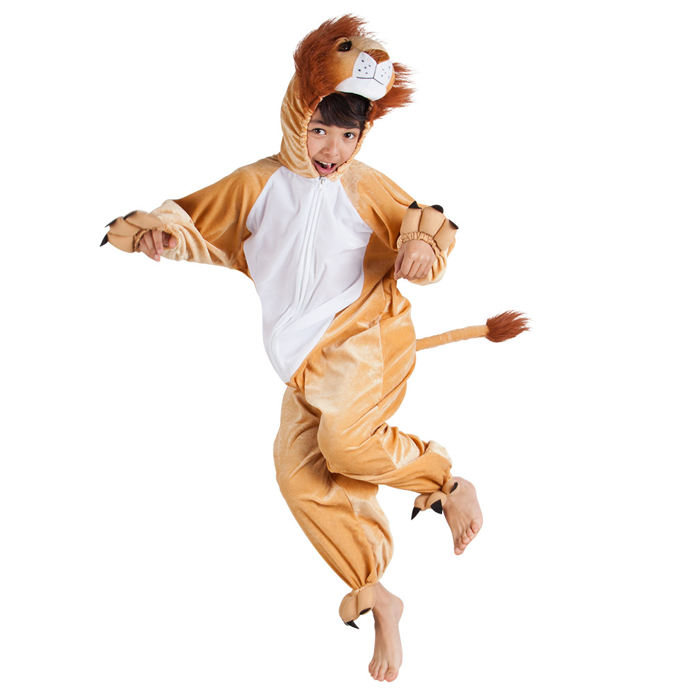 DÉGUISEMENT DE LIONCEAU (Kigurumi pyjama peluche) Taille enfant - 140 cm