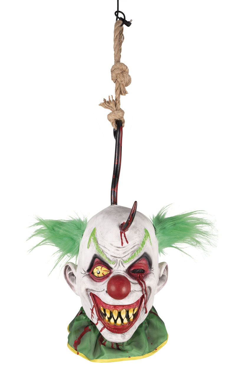 TÊTE DE CLOWN AFFREUX (Tête en latex à crocheter) Taille 60 cm – Image 1