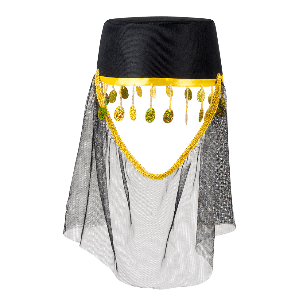 CHAPEAU VOILÉ FATIMA (Chapeau avec masque voilé)