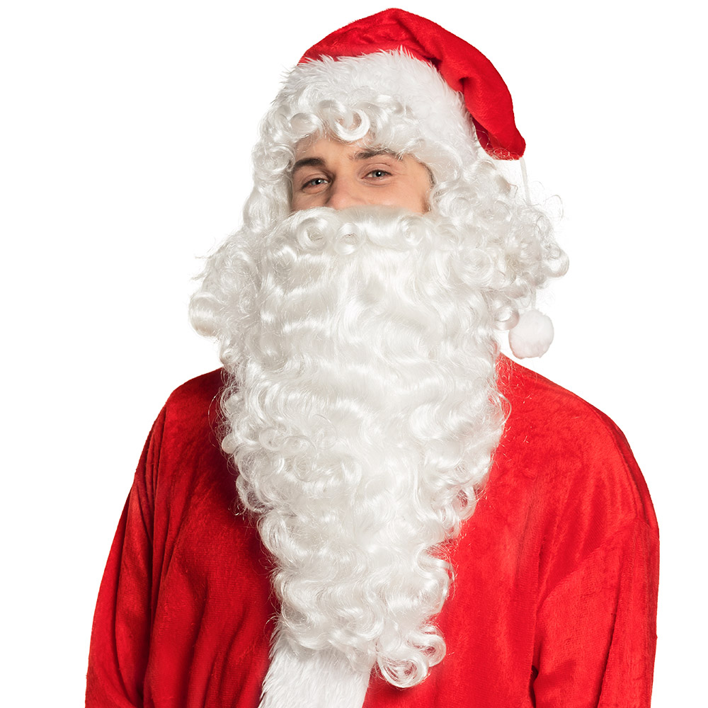 PERRUQUE DU PÈRE NOEL (Perruque avec barbe)
