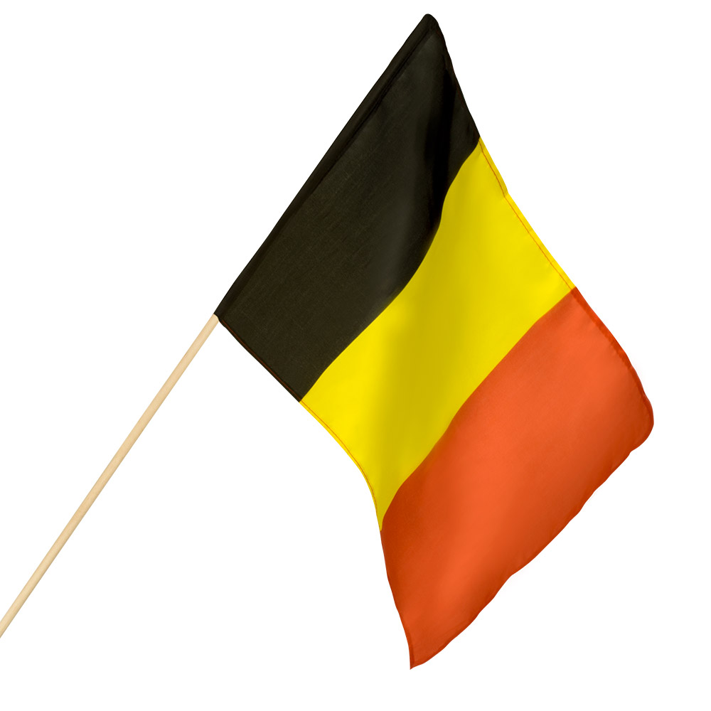 DRAPEAU DE LA BELGIQUE (Dimension 30 x 45 cm)