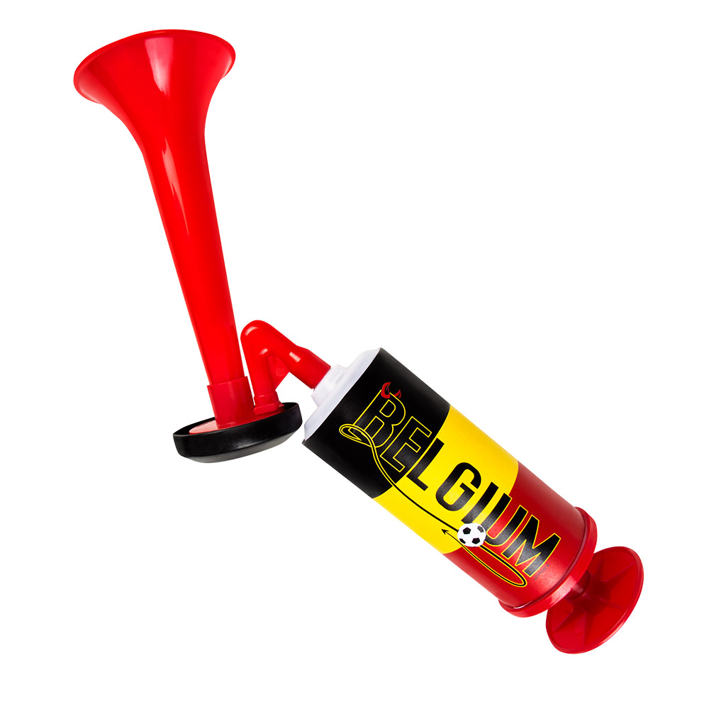 CORNE A AIR BELGIQUE (Corne supporter Belge) Dimension 45 cm