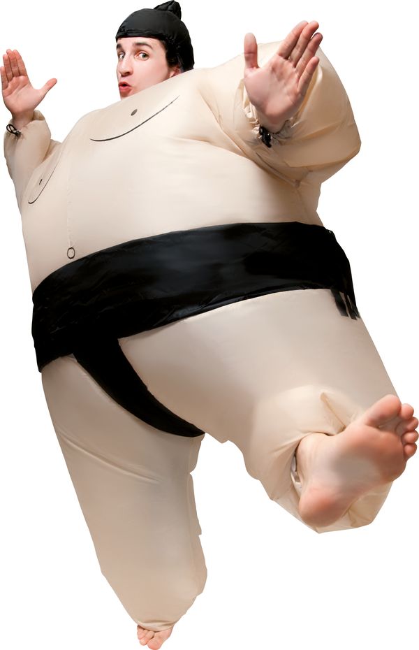 COSTUME SUMO GONFLABLE (Auto gonflant - Adulte)