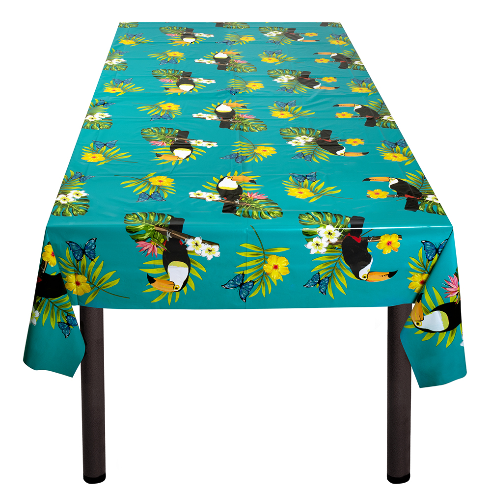 NAPPE TOUCAN PLASTIFIÉE (Dimension 130 x 180 cm)