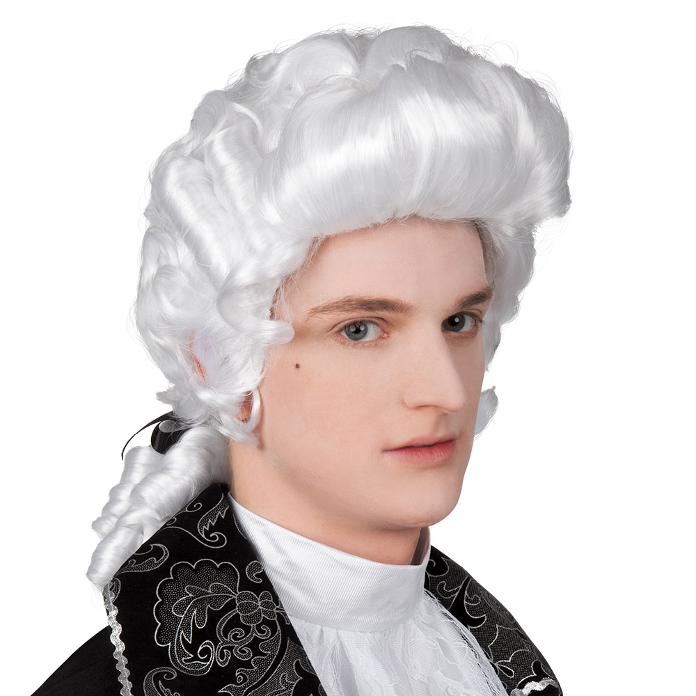 PERRUQUE BAROQUE (Perruque Blanche - Homme)
