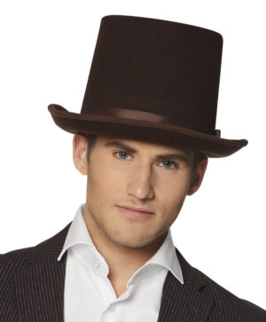 CHAPEAU HAUT DE FORME (Version de luxe - Marron) – Image 1