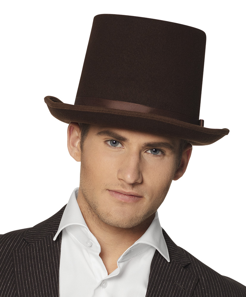 CHAPEAU HAUT DE FORME (Version de luxe - Marron)