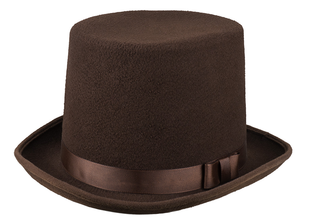 CHAPEAU HAUT DE FORME (Version de luxe - Marron)