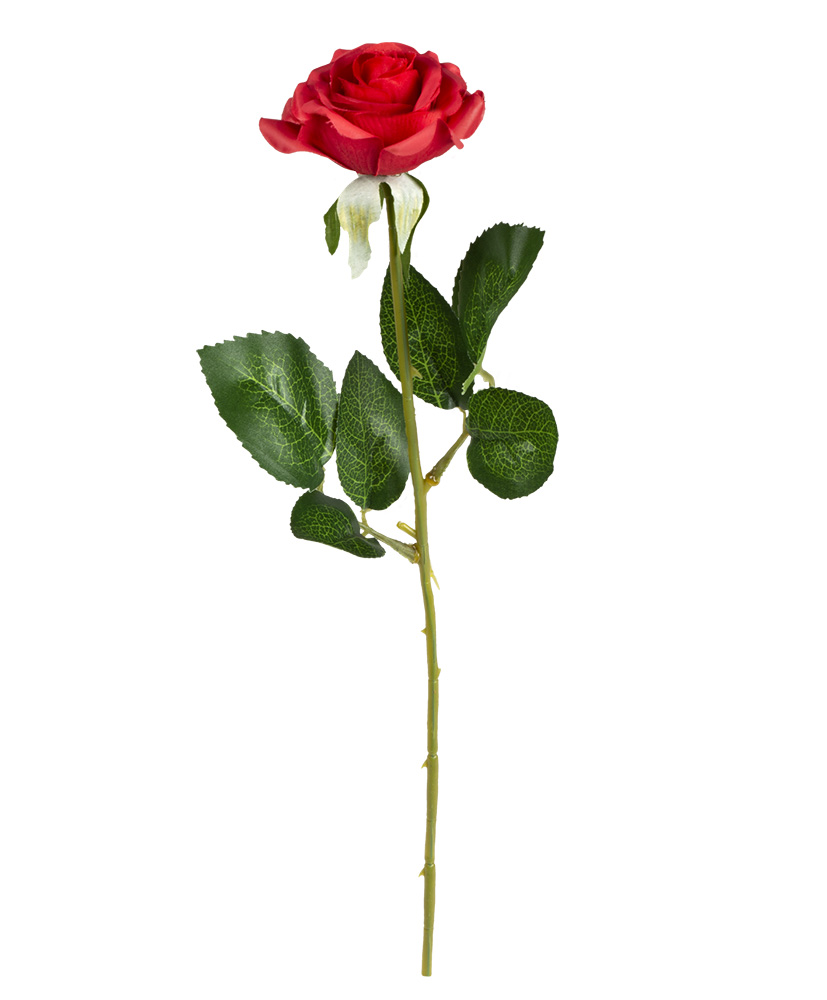 ROSE ARTIFICIELLE EN TISSU (Dimension 43 cm)