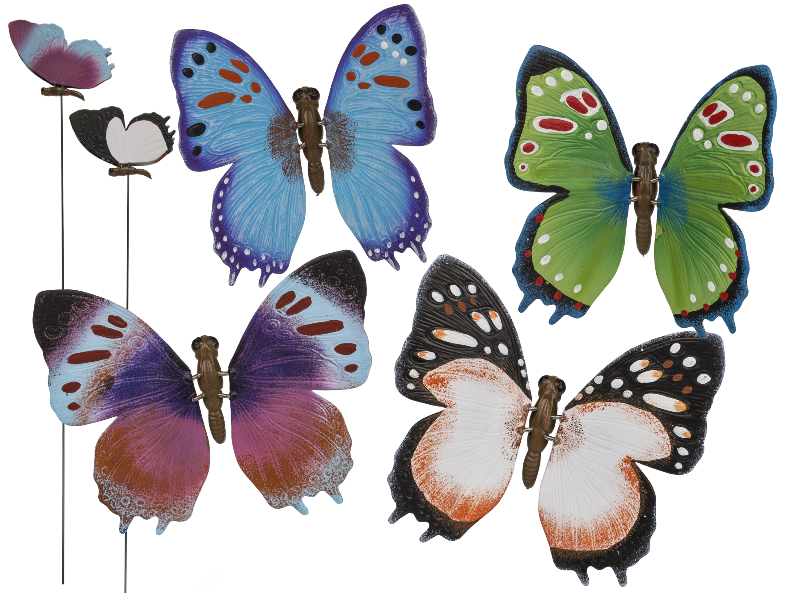 PAPILLON SUR PIC XL (Décoration d'extérieur) Taille 60 cm environ – Image 1