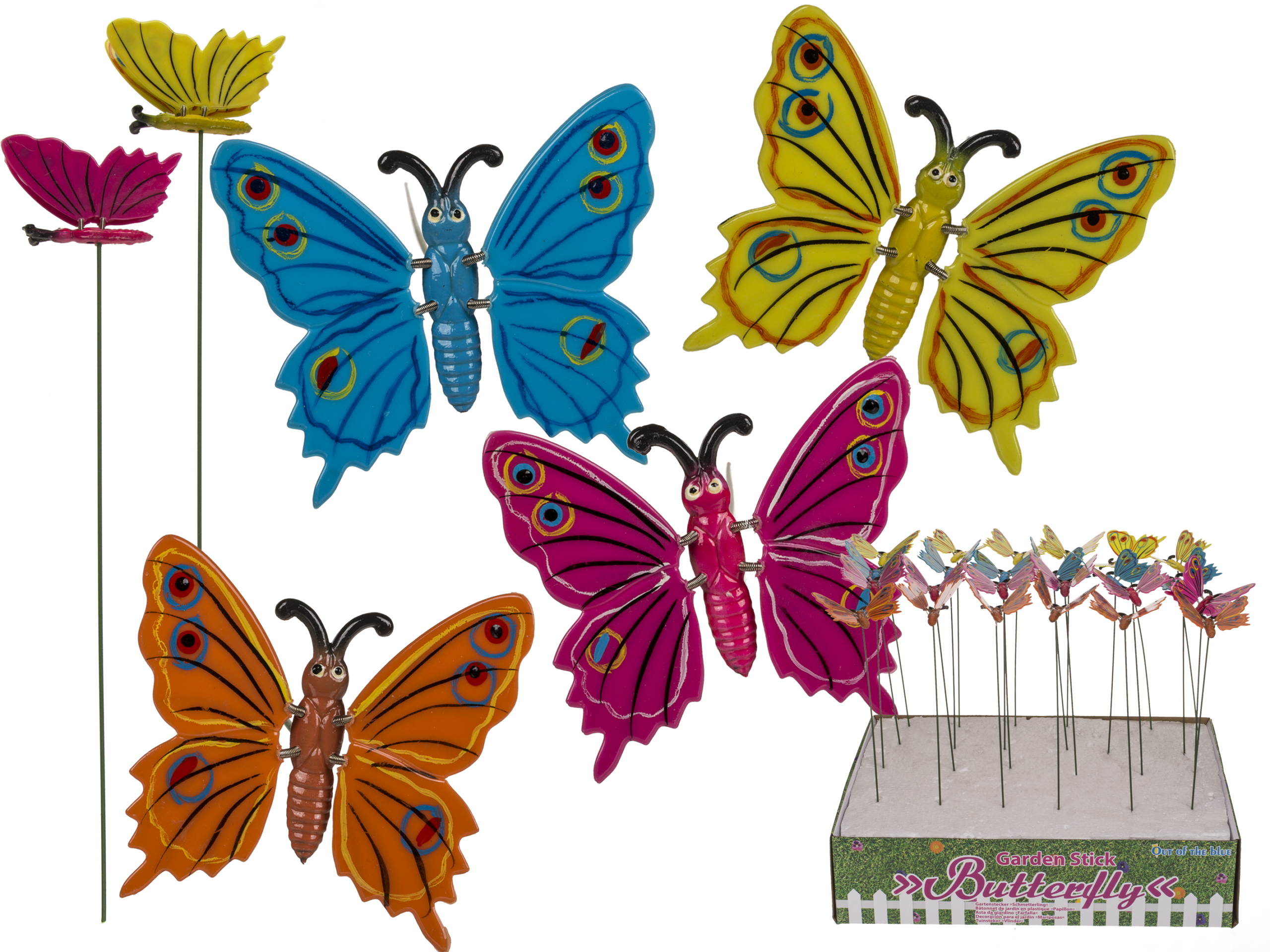 PAPILLON SUR PIC XL (Décoration d'extérieur) Taille 30 cm environ – Image 1