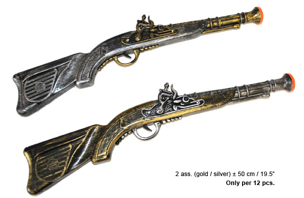 PISTOLET DE PIRATE (Longueur 50 cm - 2 coloris)
