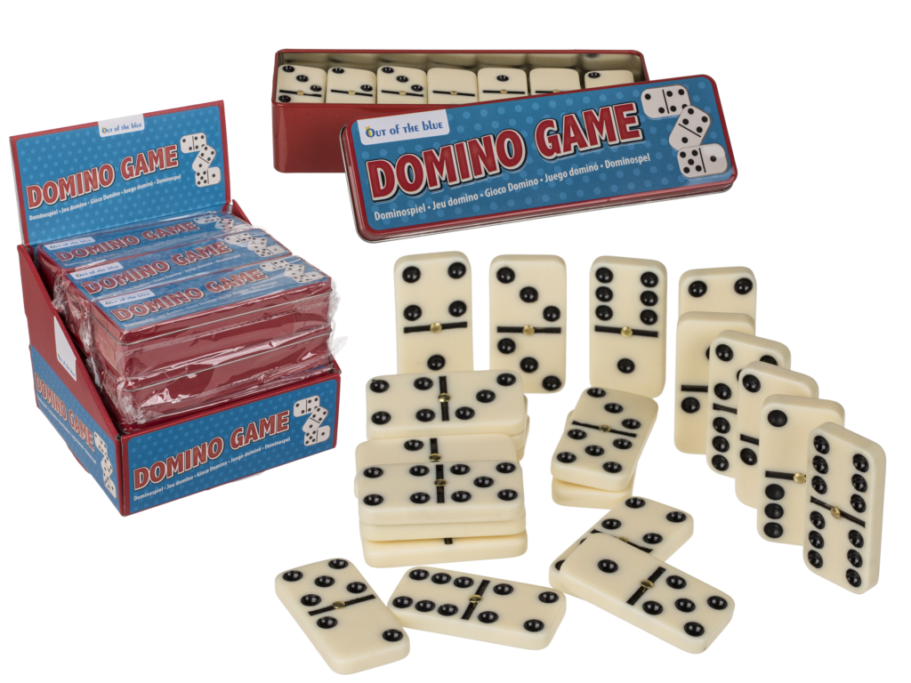 JEU DE DOMINOS DE LUXE (Boite en métal)