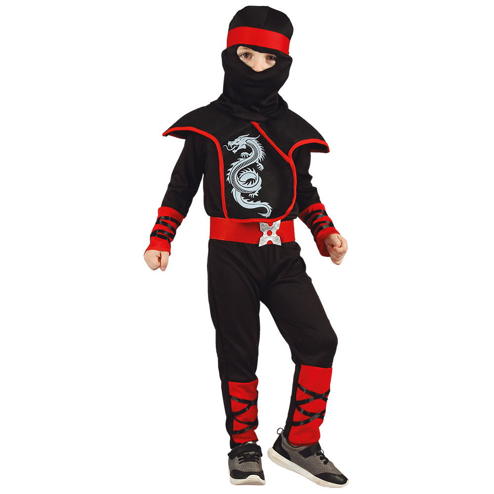 COSTUME NINJA DRAGON (Pack 4 costumes - 3/4 ans)