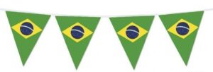 GUIRLANDE FANIONS BRÉSIL (Longueur 5 mètres) – Image 1
