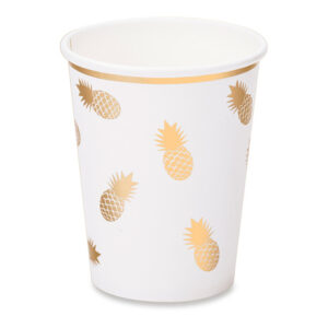 GOBELETS THÈME ANANAS (Pack 8 gobelets) – Image 1