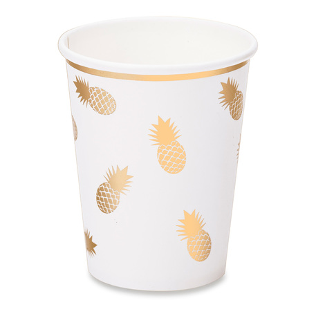 GOBELETS THÈME ANANAS (Pack 8 gobelets)