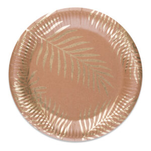 ASSIETTES THÈME TROPICAL (Pack de 8 assiettes 23 cm) – Image 1