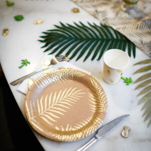 ASSIETTES THÈME TROPICAL (Pack de 8 assiettes 23 cm) – Image 2