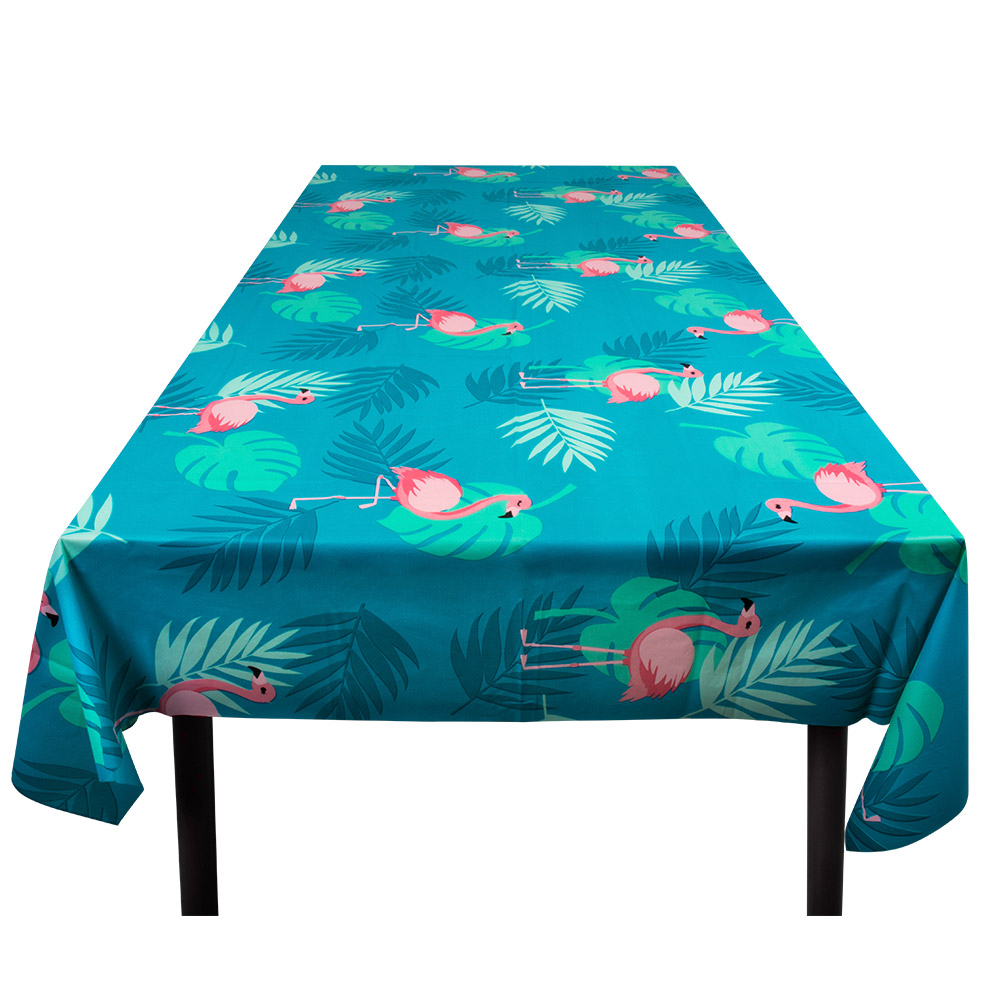 NAPPE FLAMANT ROSE (Plastifiée 130 x 180 cm)