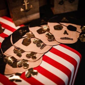 SET DE SERVIETTES PIRATES (16 serviettes 33 x 33 cm) – Image 2