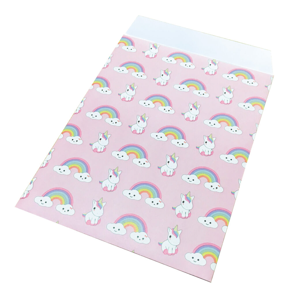 POCHETTE CADEAU LICORNE (25 sachets 13 x 17 cm)