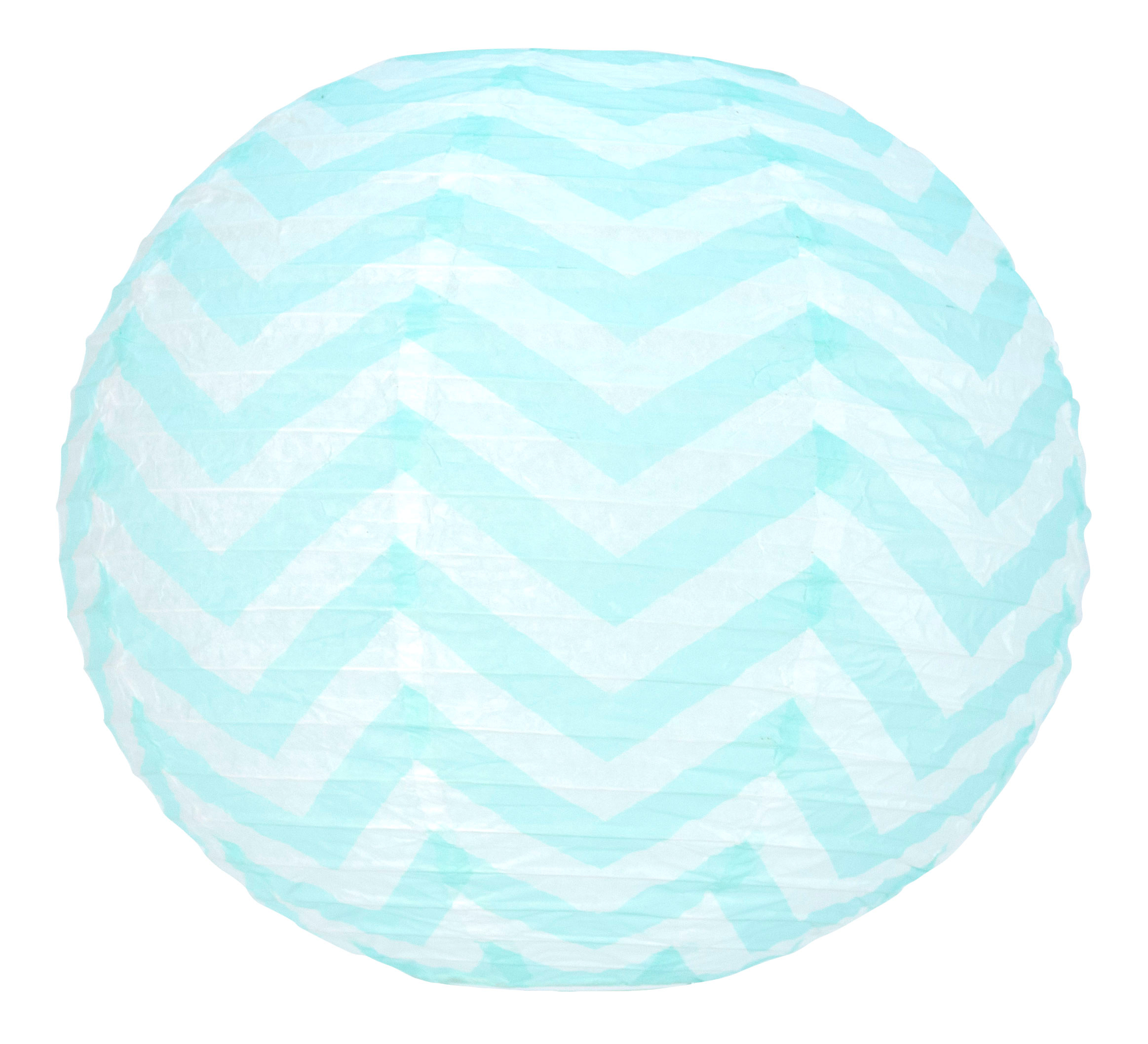 LANTERNE CHEVRON BLEU (Diamètre 35 cm) – Image 1