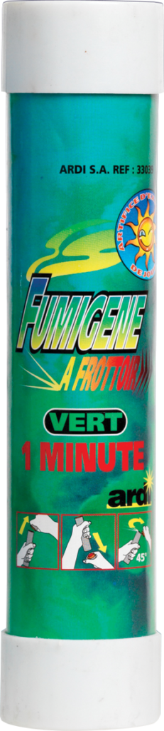 FUMIGÈNES A MAIN 1 MN (avec frottoir - 7 coloris) Fumigènes à frottoir
