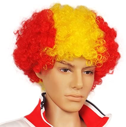 PERRUQUE ESPAGNE (Supporter de l'Espagne) Pack promo - 24 pièces