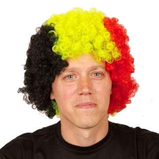 PERRUQUE BELGIQUE (Supporter de la Belgique) Pack promo - 24 pièces