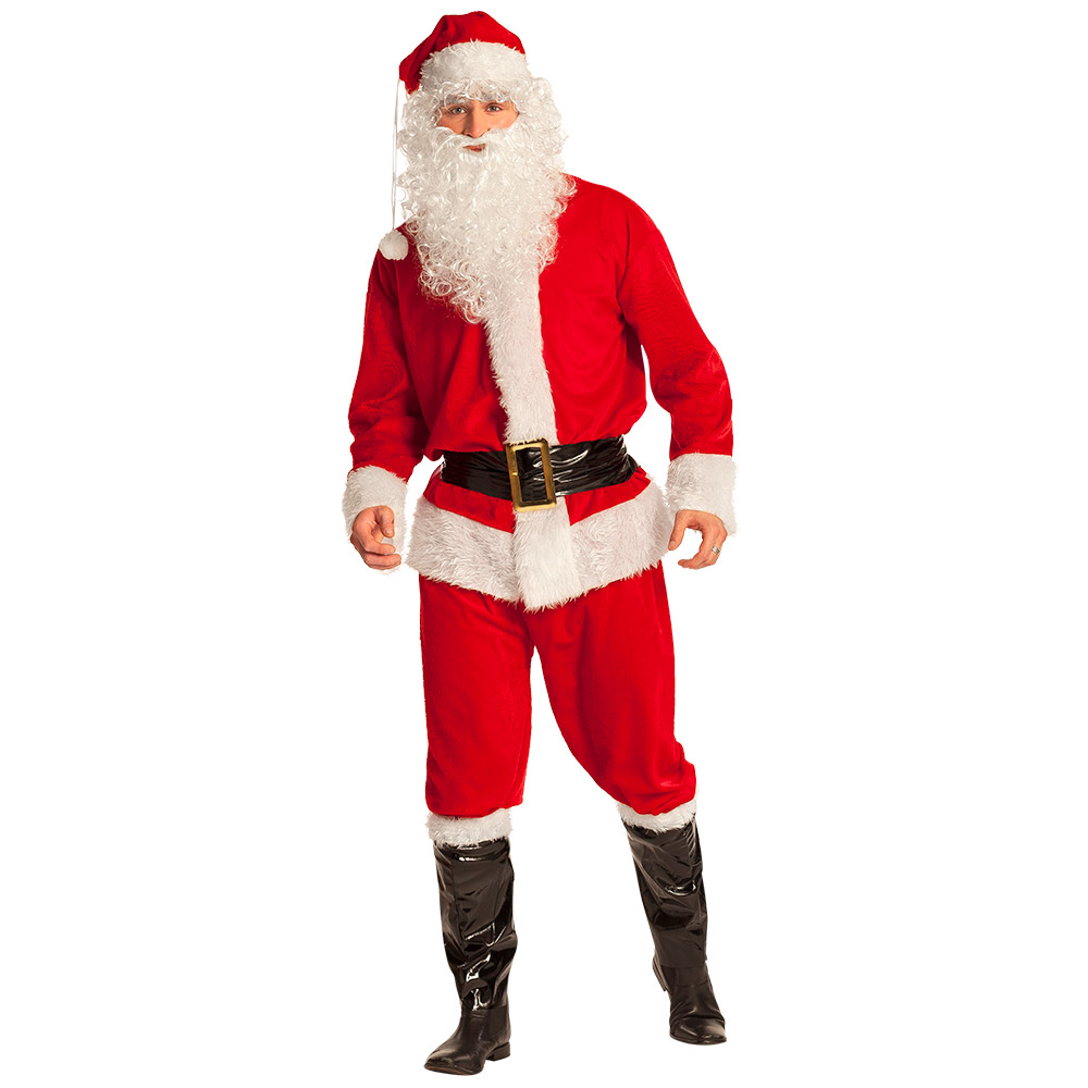 DÉGUISEMENT DU PÈRE NOEL (Complet avec accessoires) Taille unique adulte