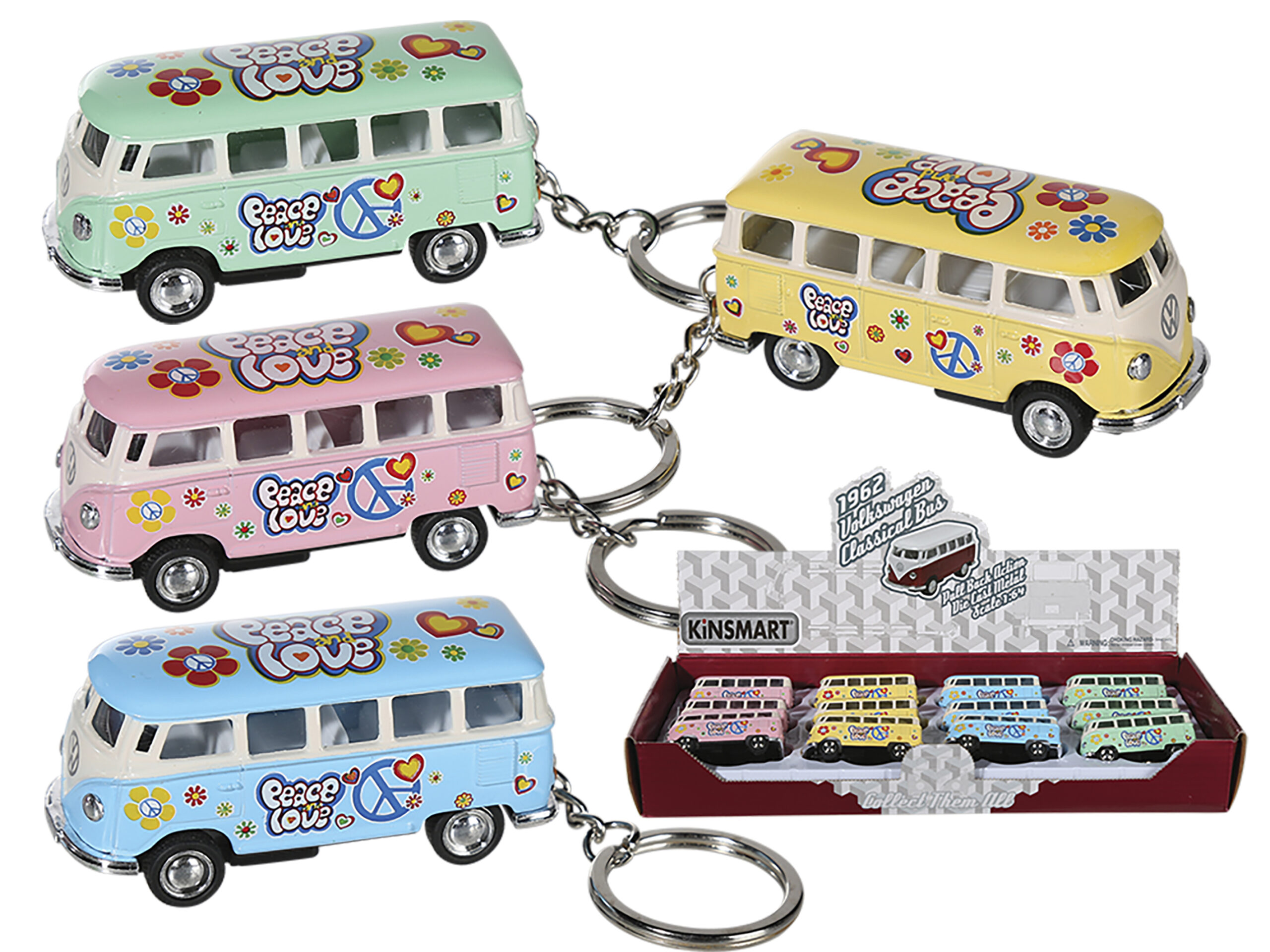 PORTE CLÉ COMBI VINTAGE (Présentoir 12 pièces) – Image 1