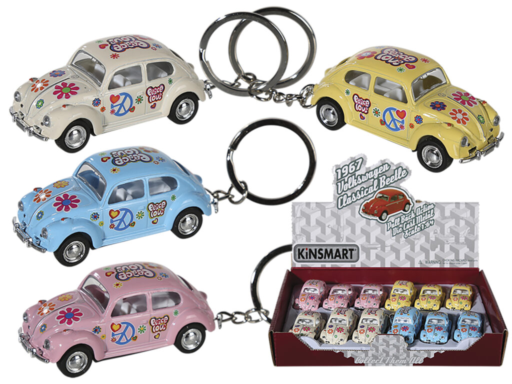 PORTE CLÉ COCCINELLE (Présentoir 12 pièces)