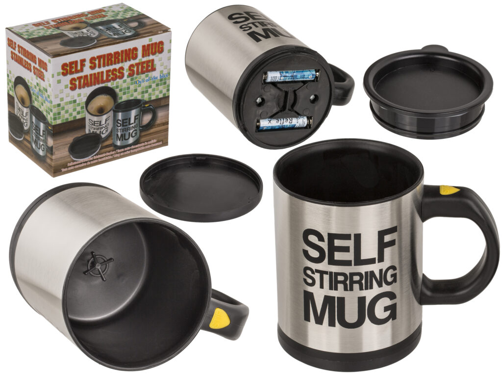 MUG ACIER AUTO BRASSANT (Dimension 11 x 9 cm)