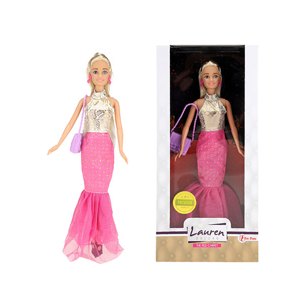 POUPÉE ROBE DE SOIRÉE (Dimension 30 cm)