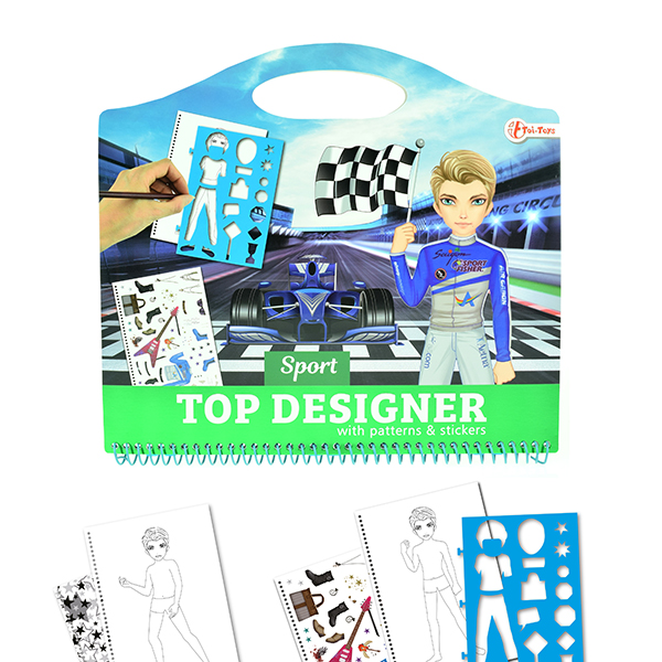 CARNET TOP DESIGNER (Croquis sports 33 x 27 cm)