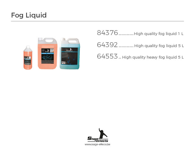LIQUIDE MACHINE A FUMÉE (Liquide Forte densité 5 L)